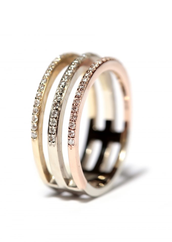 Anel-Ouro-Rosa-Branco-A153-diamantes-Coleção-Musa-PortDiamonds-2 Anel com diamantes laterais 0,47CT